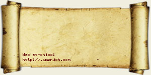 Milana Pejaković vizit kartica